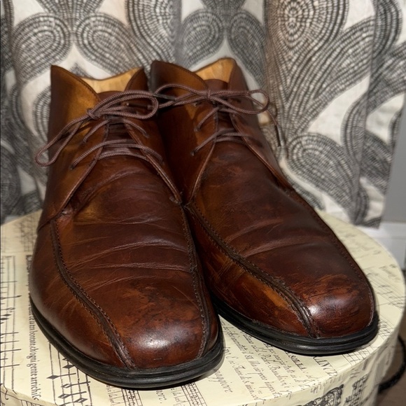 Coach Cromwell Men’s Lace Up Dress Boots - Picture 1 of 11